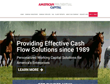 Tablet Screenshot of americanprudentialcapital.com